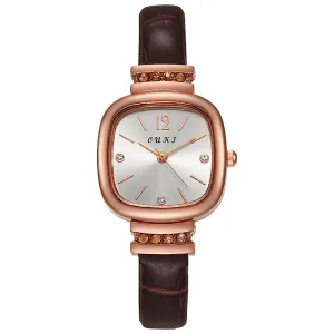 Student Small Square Watch Women's Square Watch Small Sugar Cube Quartz